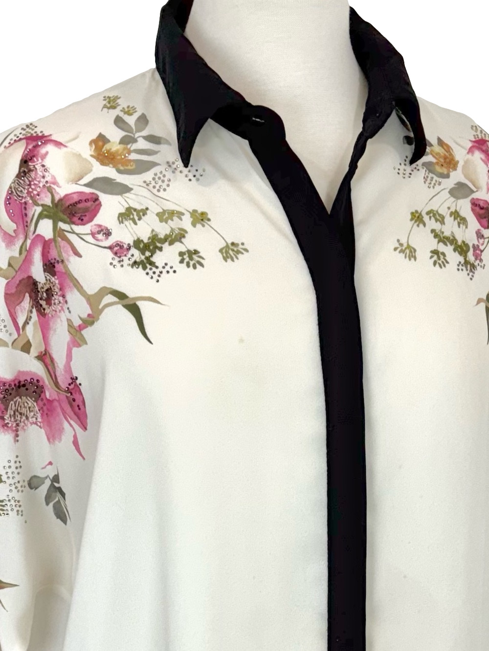 Punt Roma cream floral blouse